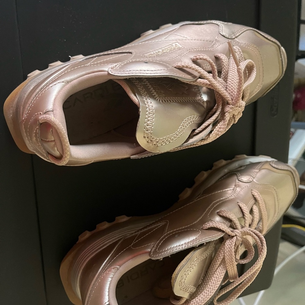 Metallic Pink Sneakers